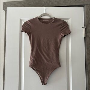 Short Sleeve Cotton Blend Bodysuit